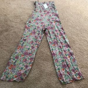 Zara floral jumpsuit